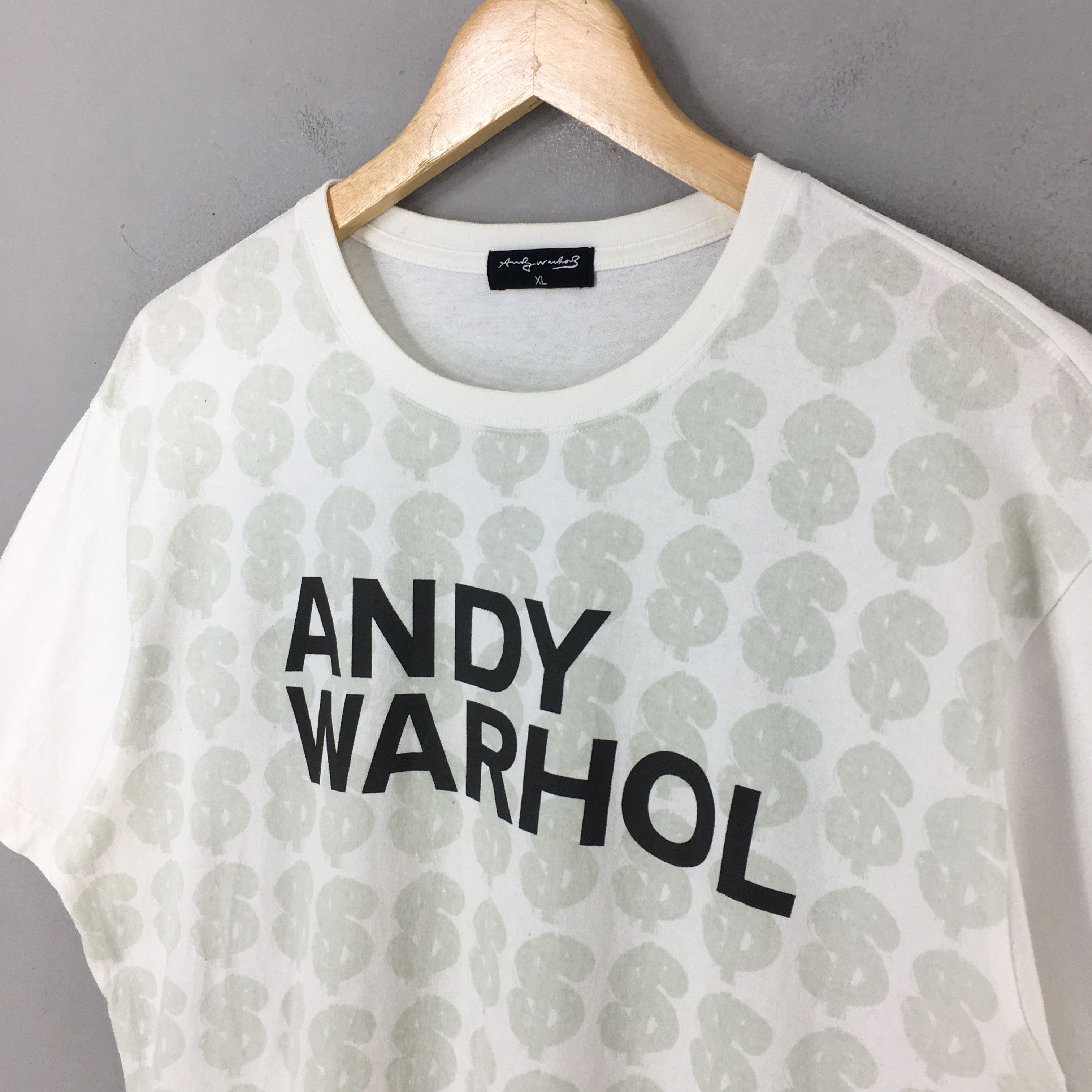 Andy Warhol Vintage Andy Warhol Money Dollar Art White T shirt XLarge Size US XL / EU 56 / 4 - 3 Thumbnail