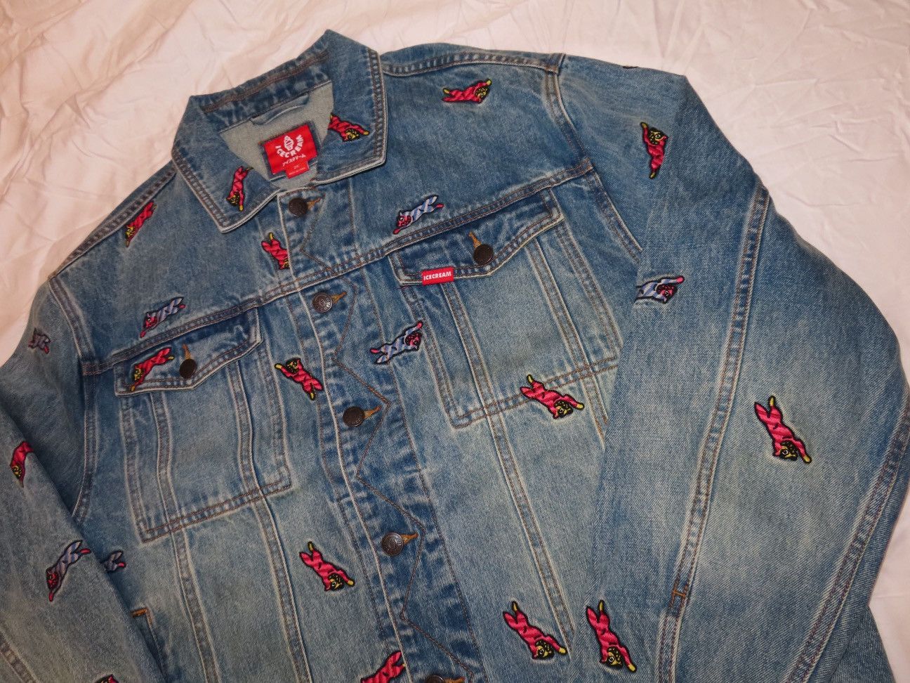 Billionaire Boys Club Ice-cream Denim Jacket Size US XXL / EU 58 / 5 - 4 Thumbnail