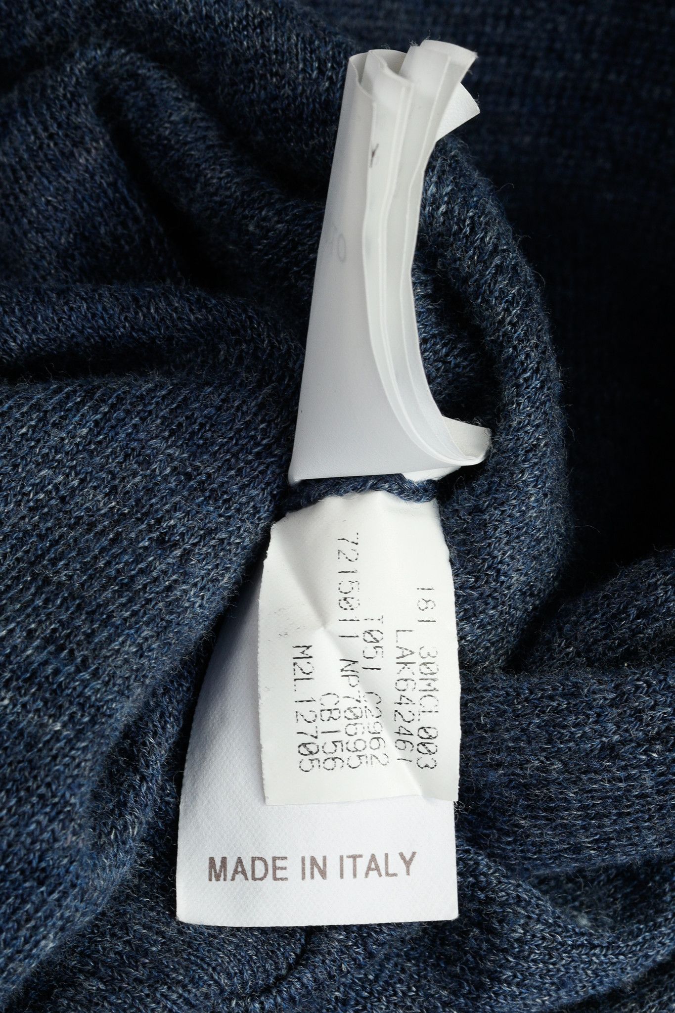 Brunello Cucinelli Brunello Cucinelli Blue Linen-Blend Contrasting Polo Shirt Size US M / EU 48-50 / 2 - 12 Thumbnail