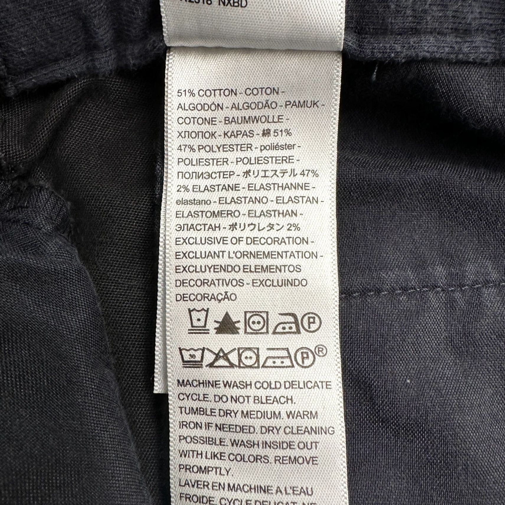 Dockers DOCKERS Mens Pants 44x32 Black Flat Front Straight Dress Work Relaxed Fit Casual Size US 44 / EU 60 - 7 Thumbnail