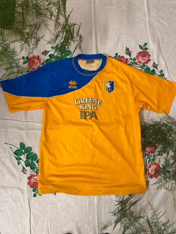 Errea Mansfield Town 2011/12 Erreà Home Shirt Vintage Jersey XL Size US XL / EU 56 / 4 - 7 Thumbnail
