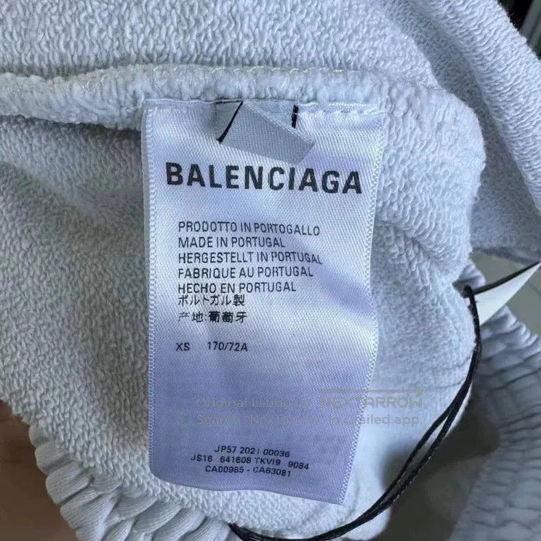Balenciaga Balenciaga Gray Blue Coke Shorts XS. Size US 31 - 4 Thumbnail