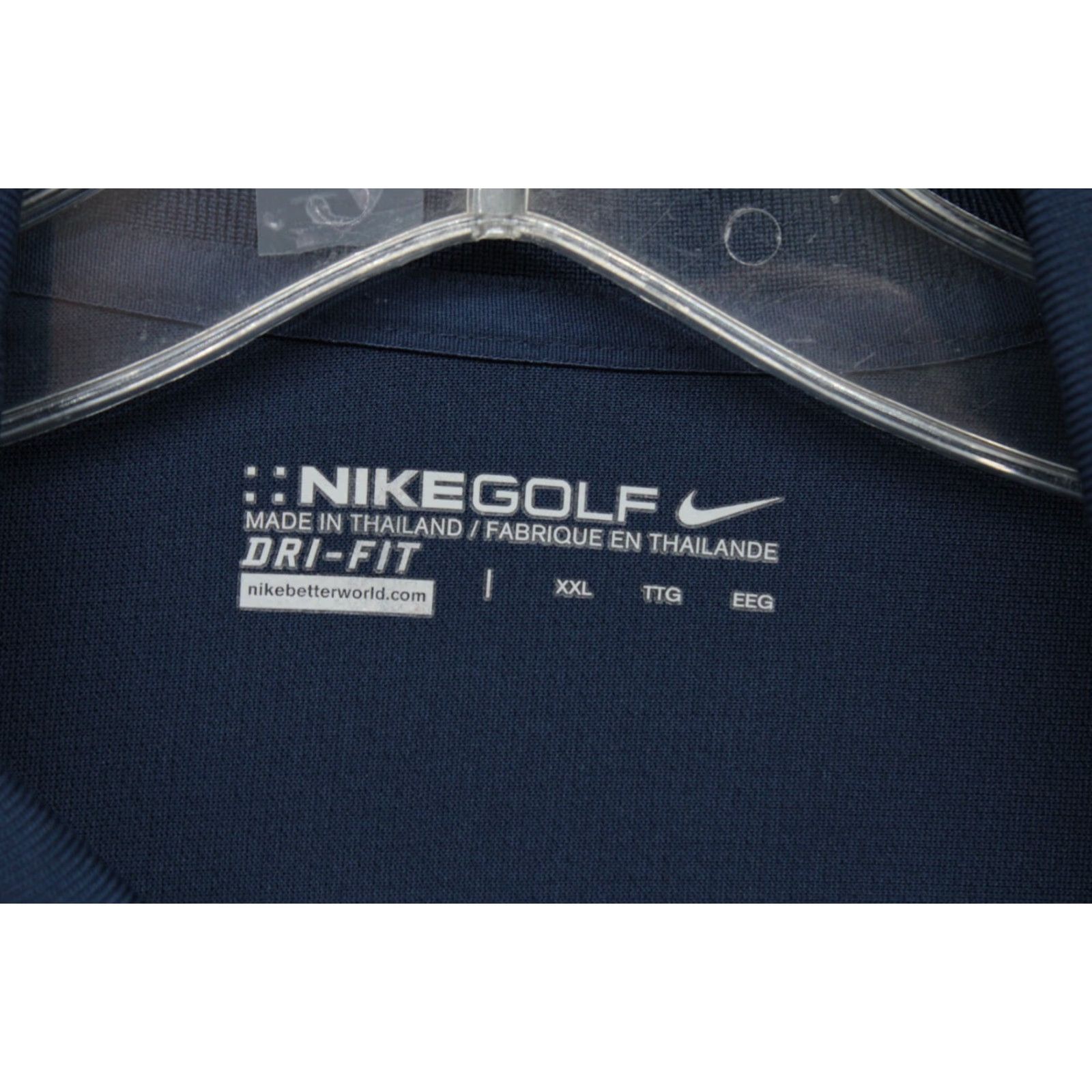 Nike Nike Golf Polo Shirt Men's XXL Navy Blue Dri-Fit Short Sleeve Preppy Commander Size US XXL / EU 58 / 5 - 7 Thumbnail