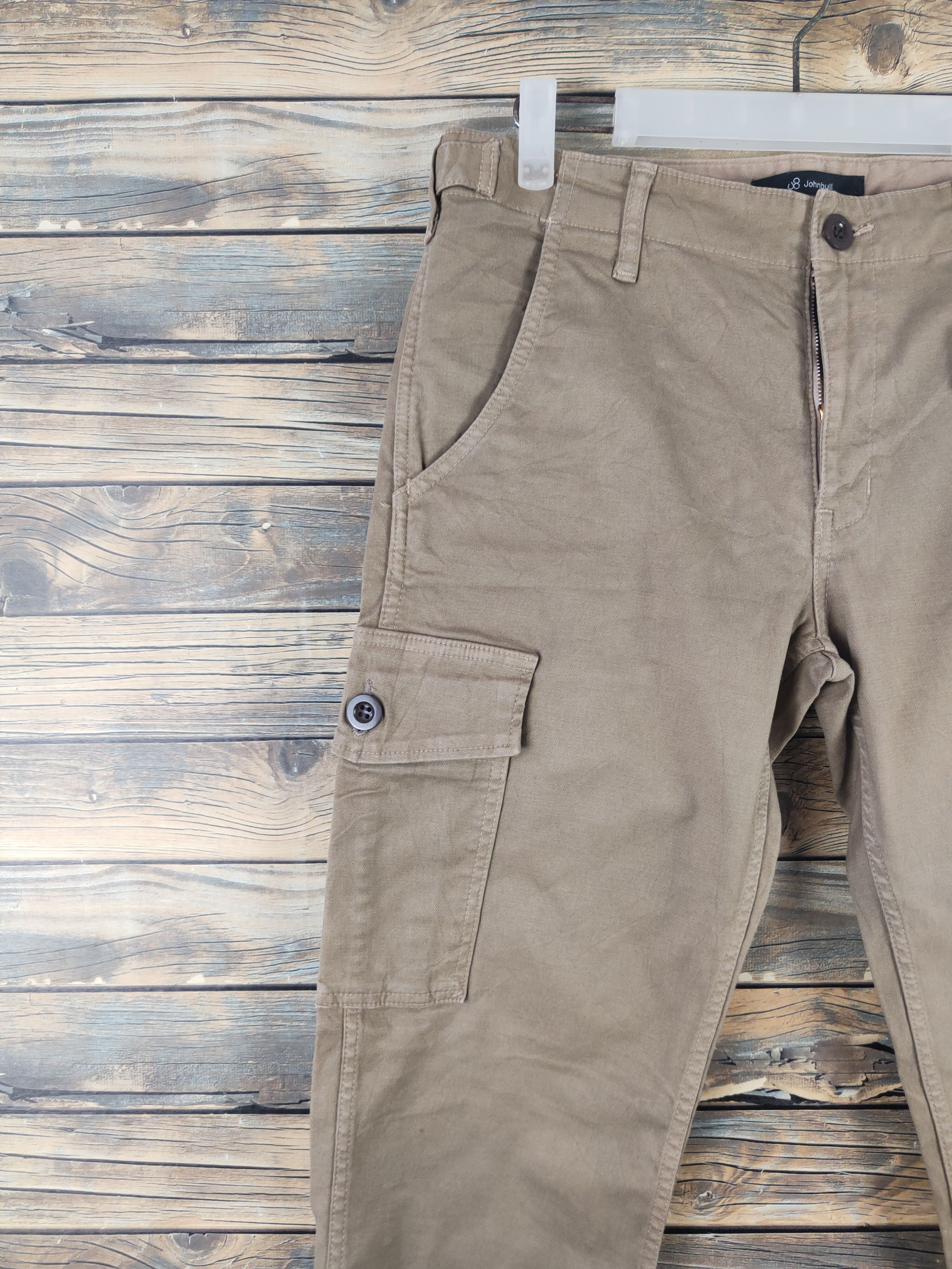 Johnbull DL John Bull Brown Multipocket Tactical Cargo Pants #729 Size US 32 / EU 48 - 3 Thumbnail