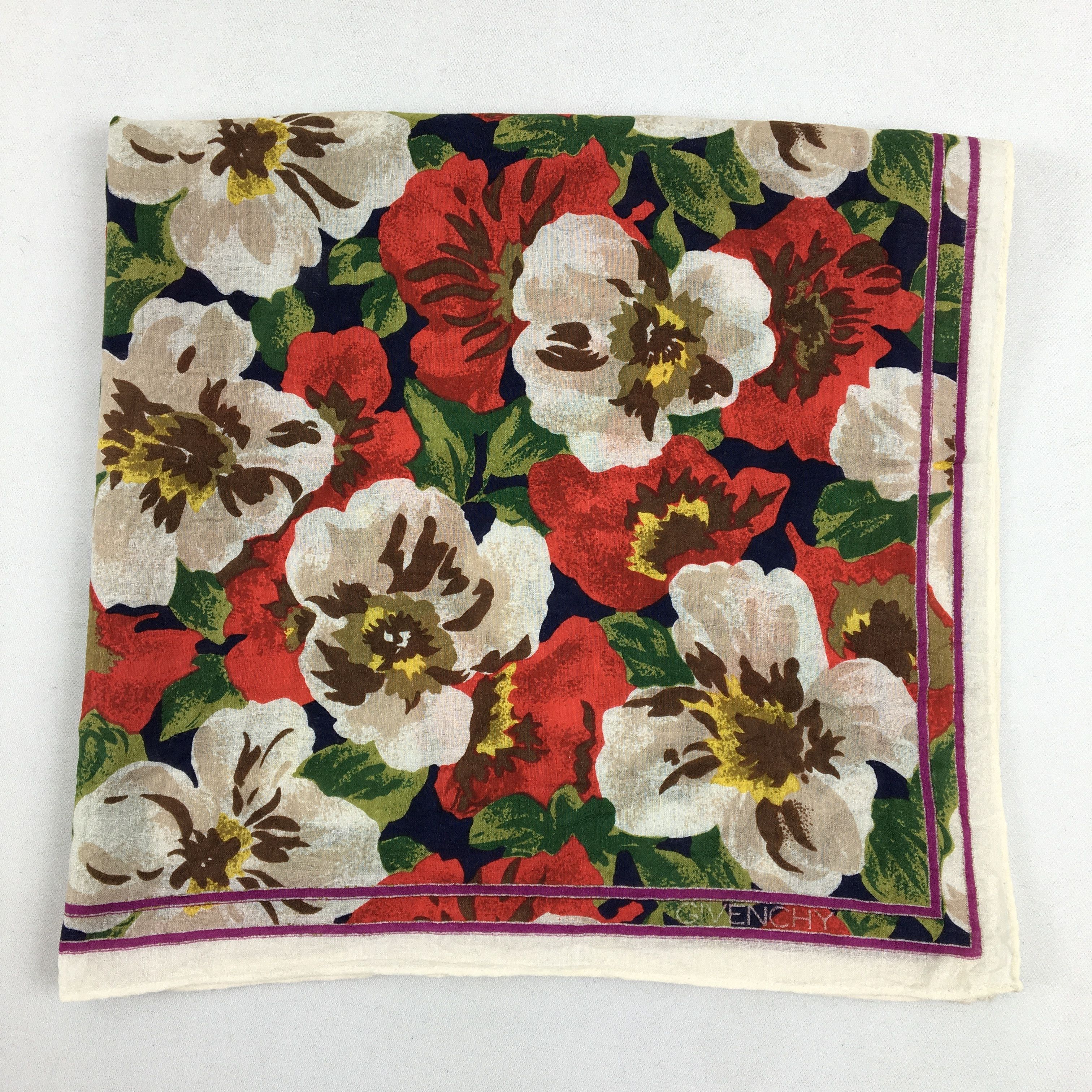 Burberry Vintage Givenchy Handkerchief Neckerchief Bandana - AC72958 Size ONE SIZE - 3 Thumbnail