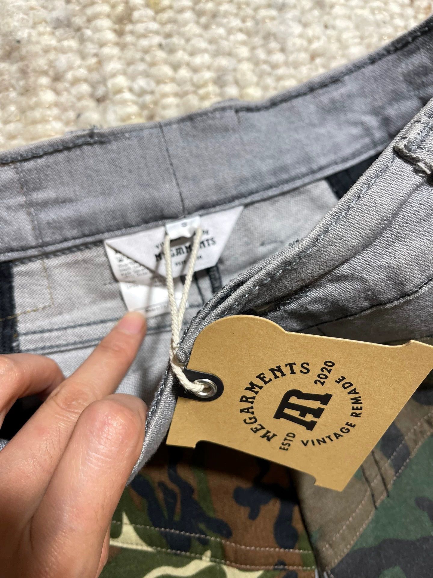 Other Mega vintage Megarments Denim Remake Camo Jeans S Size 26" / US 2 / IT 38 - 7 Thumbnail