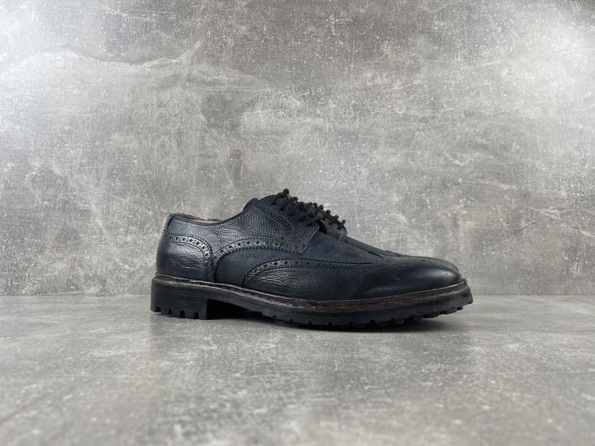 A1923 St. Moritz Leather Avant Garde Brogue Shoes Size US 12 / EU 45 - 4 Thumbnail