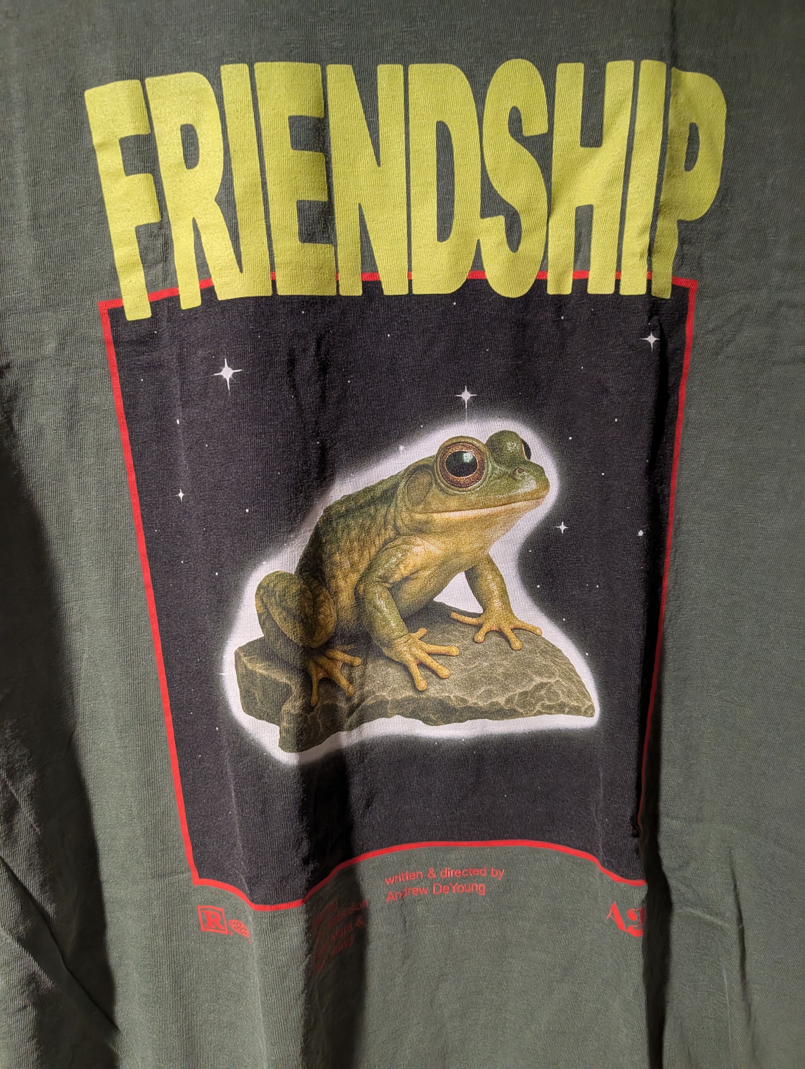 A24 A24 Friendship Toad Boy Tee Tim Robinson Paul Rudd Shaman Size US L / EU 52-54 / 3 - 2 Thumbnail