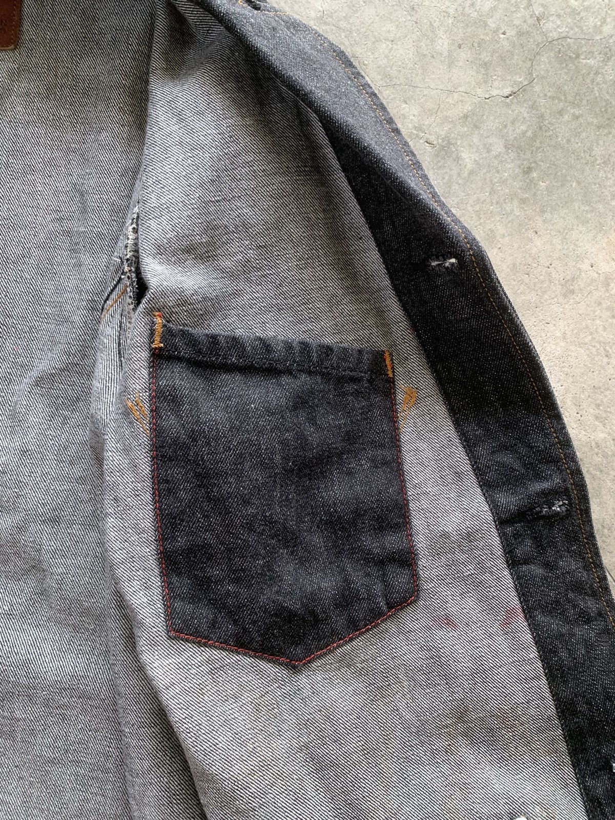 Edwin × Japanese Brand Edwin E-Function Raw Denim Chore Jacket Size US L / EU 52-54 / 3 - 9 Thumbnail