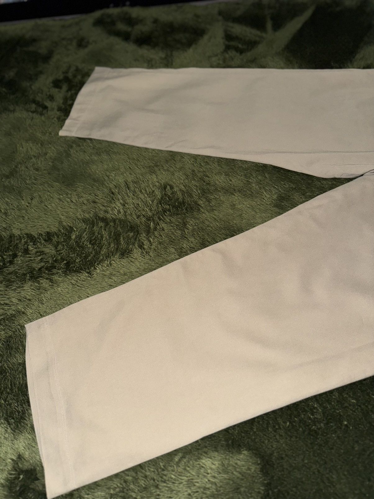 Montbell [90] mont bell japan two tucked washed cotton chino pants Size US 33 - 12 Thumbnail
