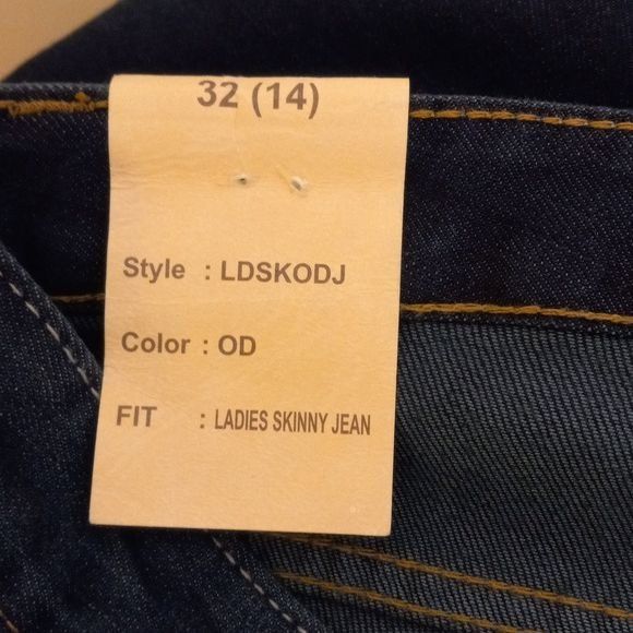 Paper Denim & Cloth Paper Denim & Cloth Size 32 14 Jeans Womens Skinny Blue Deni Size 36" / US 14 / IT 50 - 12 Thumbnail