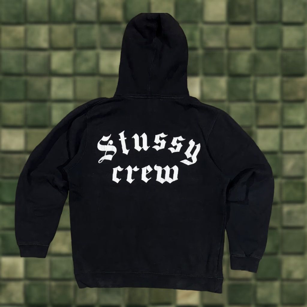 Logo 7 VINTAGE Stussy Crew Logo Black Hoodie Mens Large Sz Large Pullover Streetwear Logo 90s Decade Mens Size US L / EU 52-54 / 3 - 1 Thumbnail