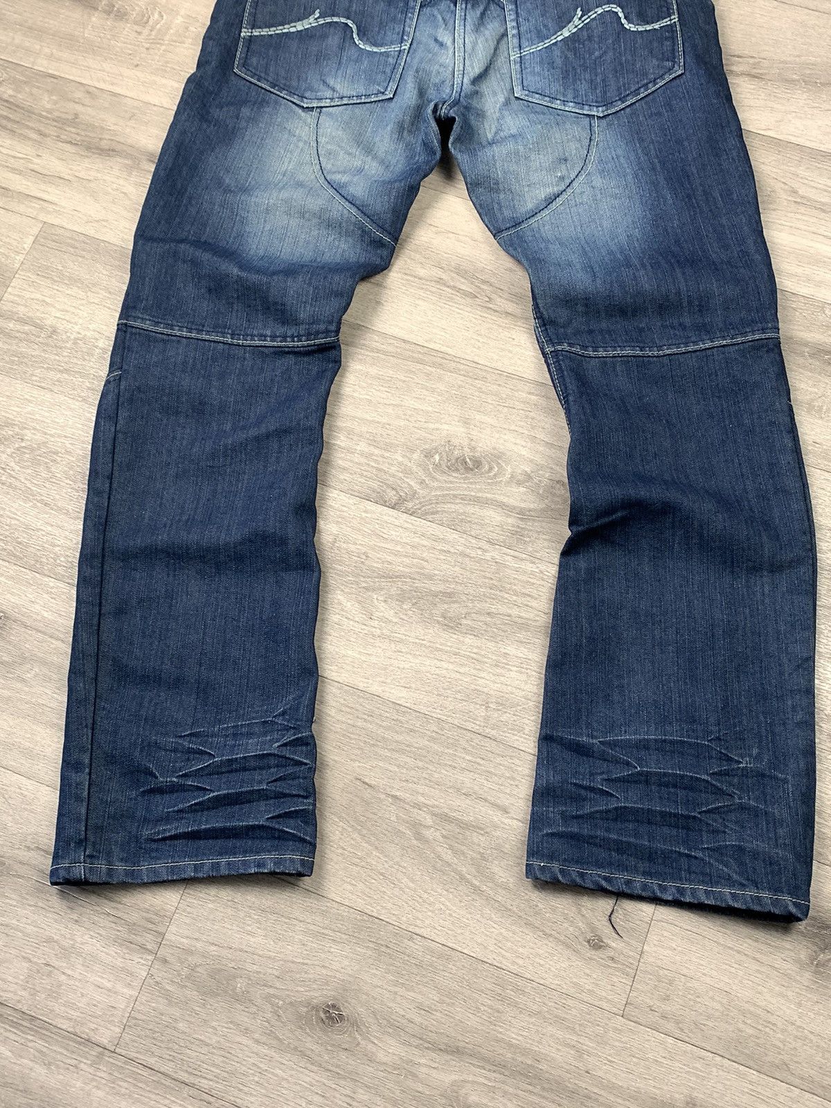 Kangol Vintage Kangol Denim Jeans Double Knee Flared Pants Size 36 Size US 36 / EU 52 - 9 Thumbnail