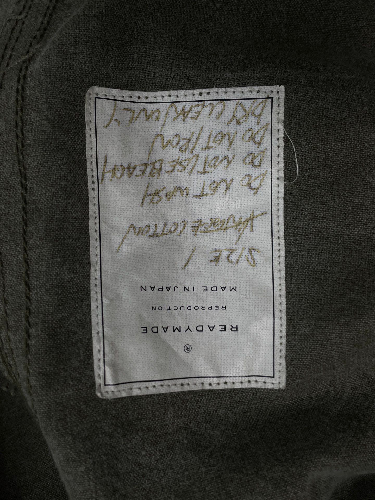READYMADE Readymade Military Green Patterned Sleeve Jacket Size 1 Size US S / EU 44-46 / 1 - 4 Thumbnail
