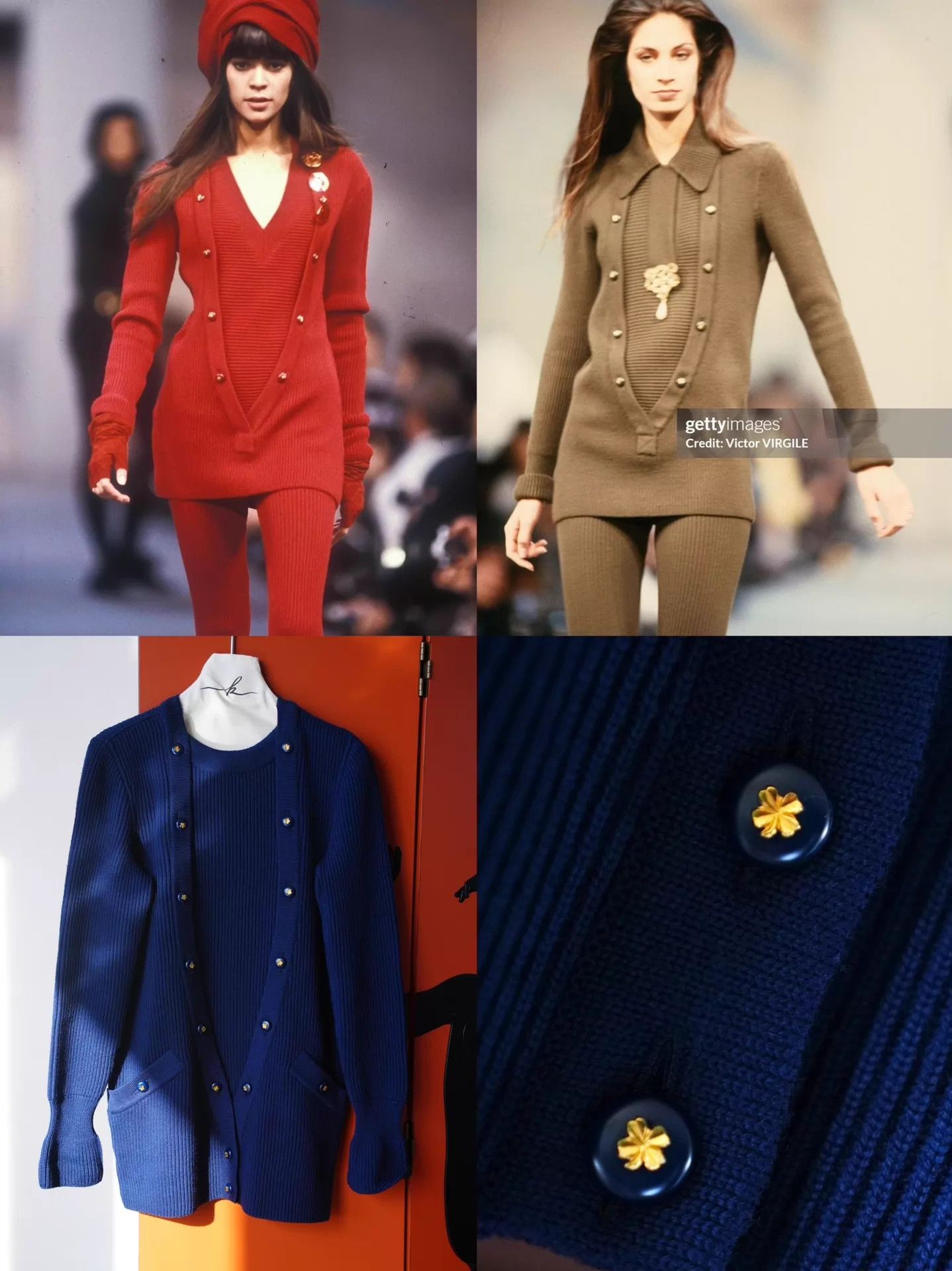 Chanel Chanel 1989 Vintage Royal Blue Wool Crewneck Sweater FR38 French Made Size S / US 4 / IT 40 - 2 Thumbnail