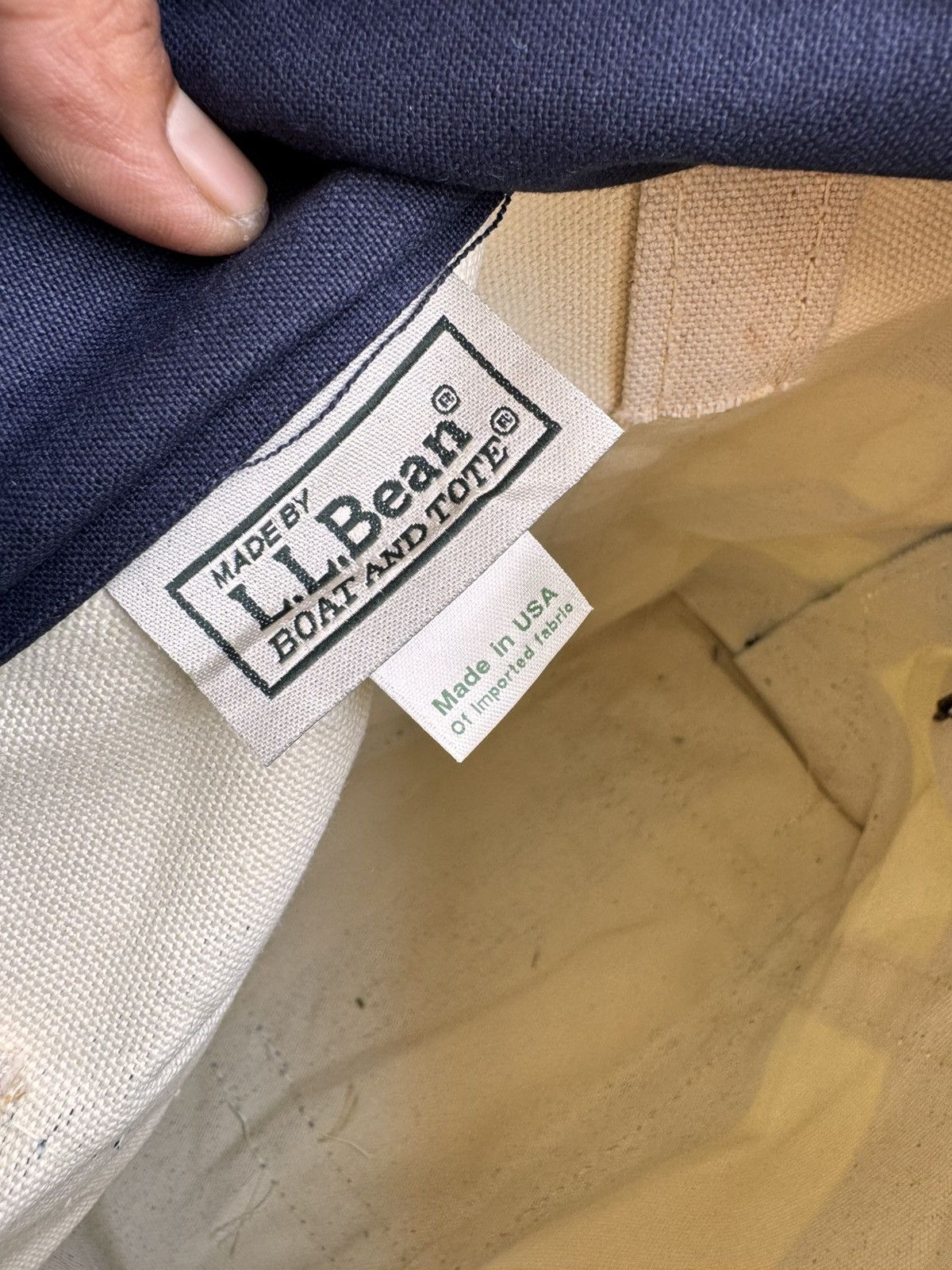 L.L. Bean × Vintage Vintage Duck Canvas L.L Bean Stripe made Usa Size ONE SIZE - 11 Thumbnail