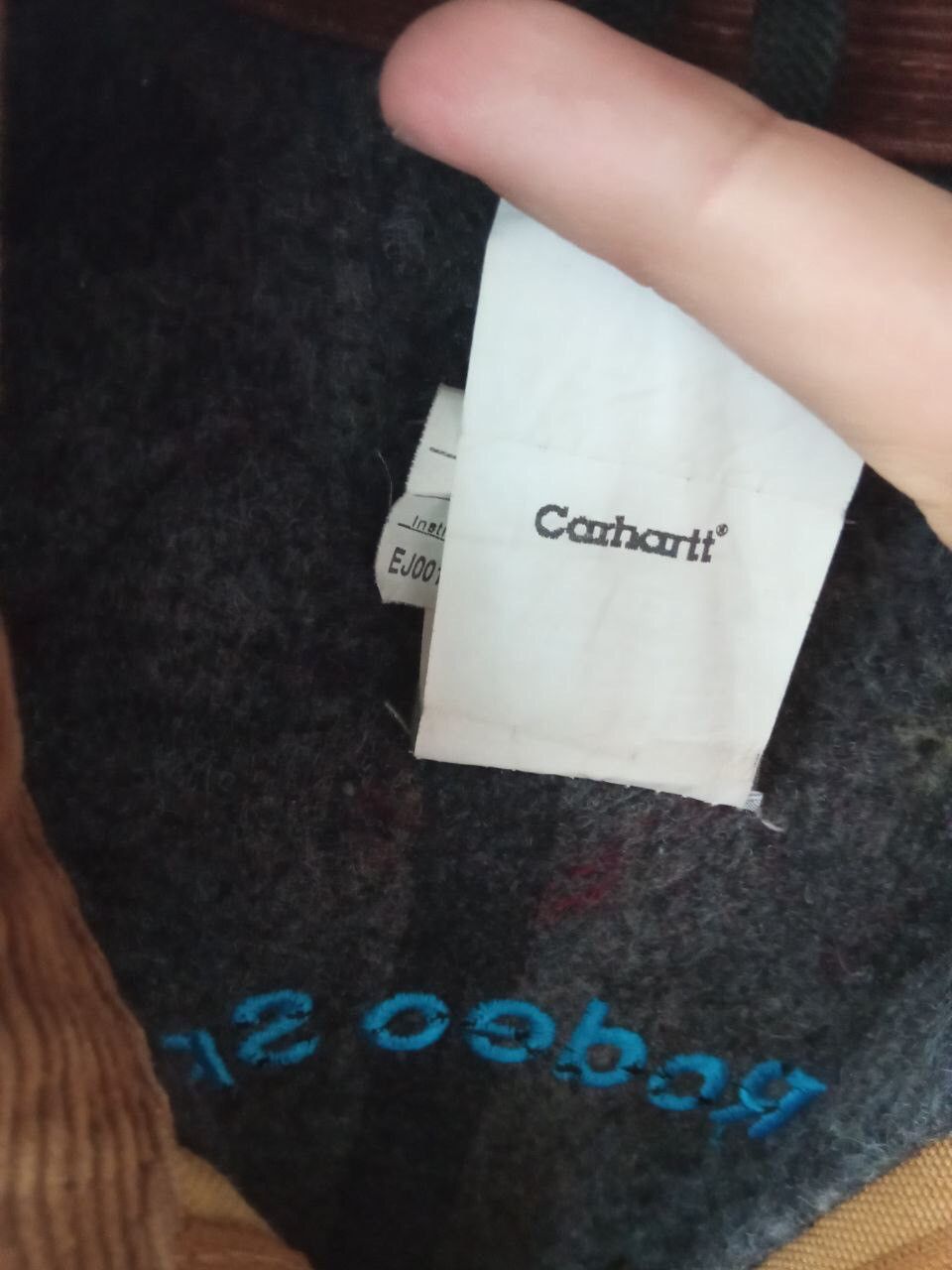 Carhartt × Vintage Carhartt Detroit EJ001 BRN faded Size US L / EU 52-54 / 3 - 9 Thumbnail