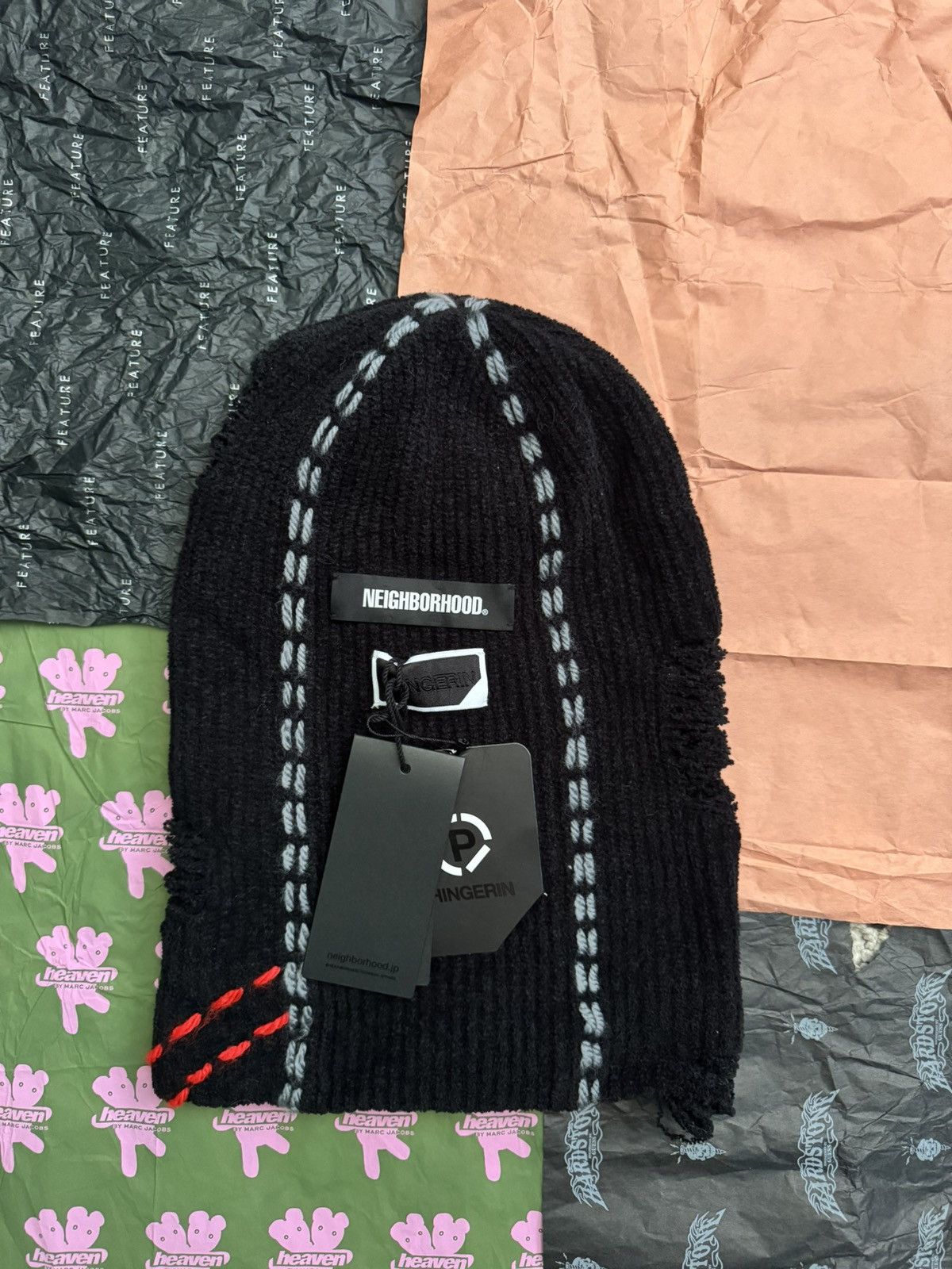 Neighborhood PG1 SAVAGE BALACLAVA / BLACK Size ONE SIZE - 6 Thumbnail