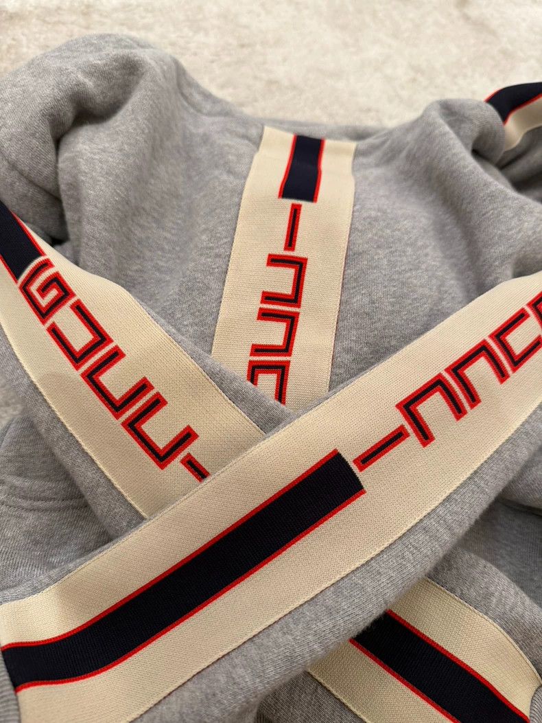 Gucci Gucci Sleeve logo sleeve label zipper hoodie 2502-Nextarrow Size US XS / EU 42 / 0 - 6 Thumbnail