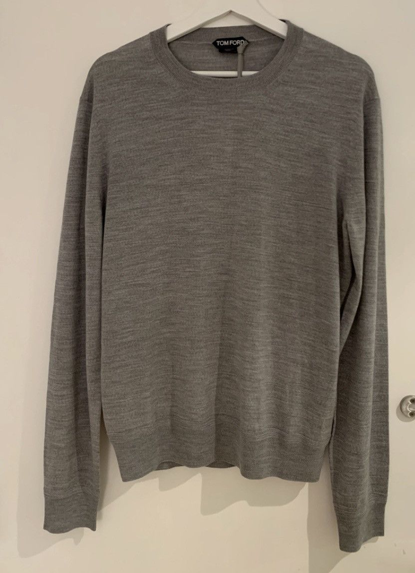 Tom Ford TOM FORD Slim-Fit Merino Wool sweatshirt 52|T Size US XL / EU 56 / 4 - 9 Thumbnail