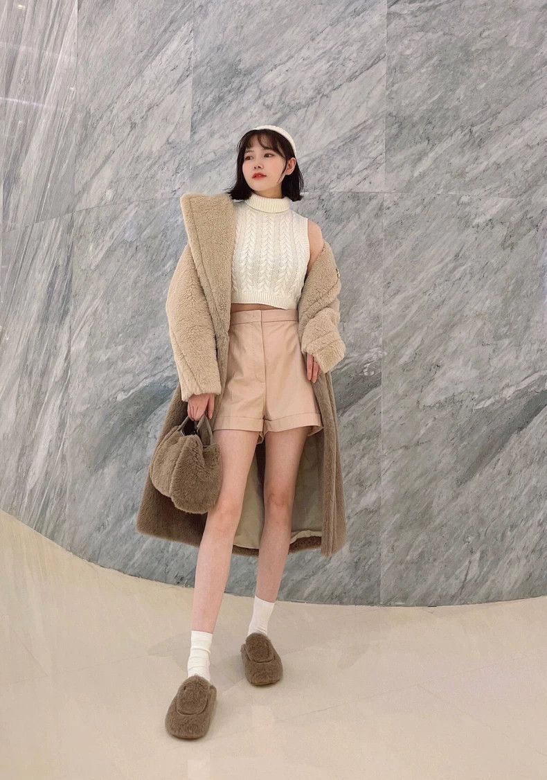 Max Mara Max Mara Brown Gradient Teddy Coat Size XS / US 0-2 / IT 36-38 - 9 Thumbnail