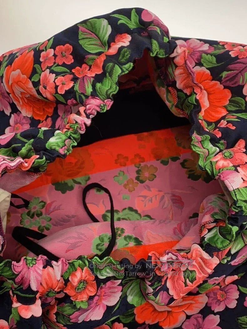 Comme des Garcons Comme Des Garcons size XS Pink Vintage Floral Skirt Size 22" - 3 Thumbnail