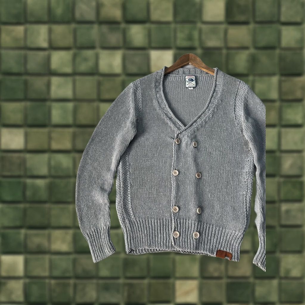 Diesel VINTAGE Diesel Cardigan Sweater Knit Button Up M Men Gray Cotton 90s City Streetwear Diesel Clothes Size US M / EU 48-50 / 2 - 1 Thumbnail