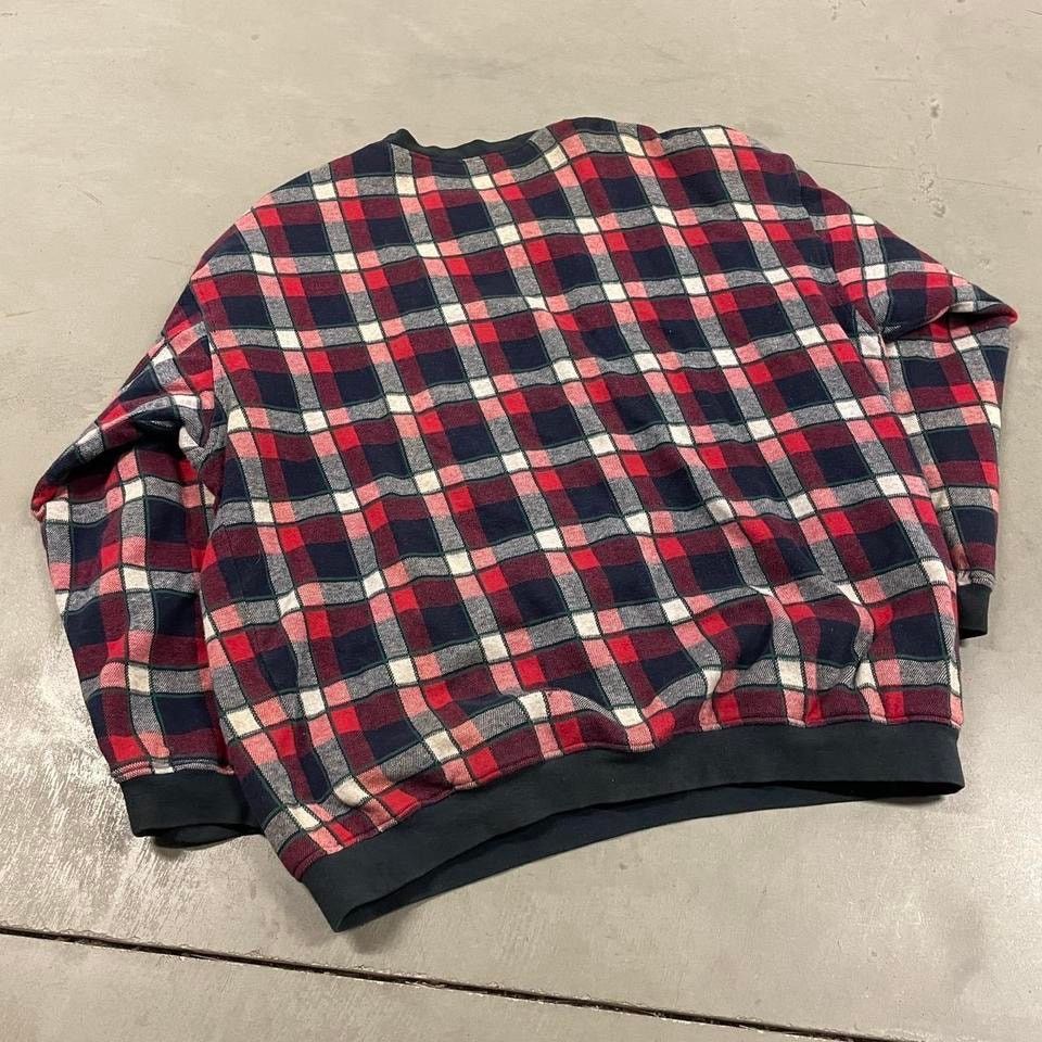 Bugle Boy × Vintage Vintage flannel pull over sweatshirt Size US XL / EU 56 / 4 - 2 Thumbnail