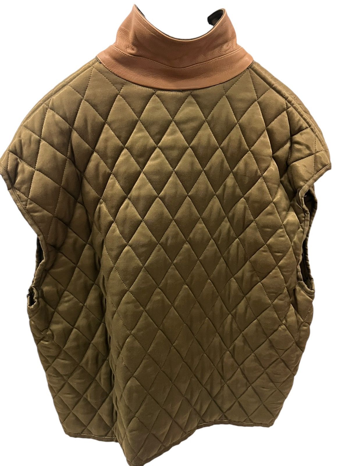 Loewe × Vintage Rare Loewe Quilted Sleeveless Vest Jacket Size US L / EU 52-54 / 3 - 4 Thumbnail