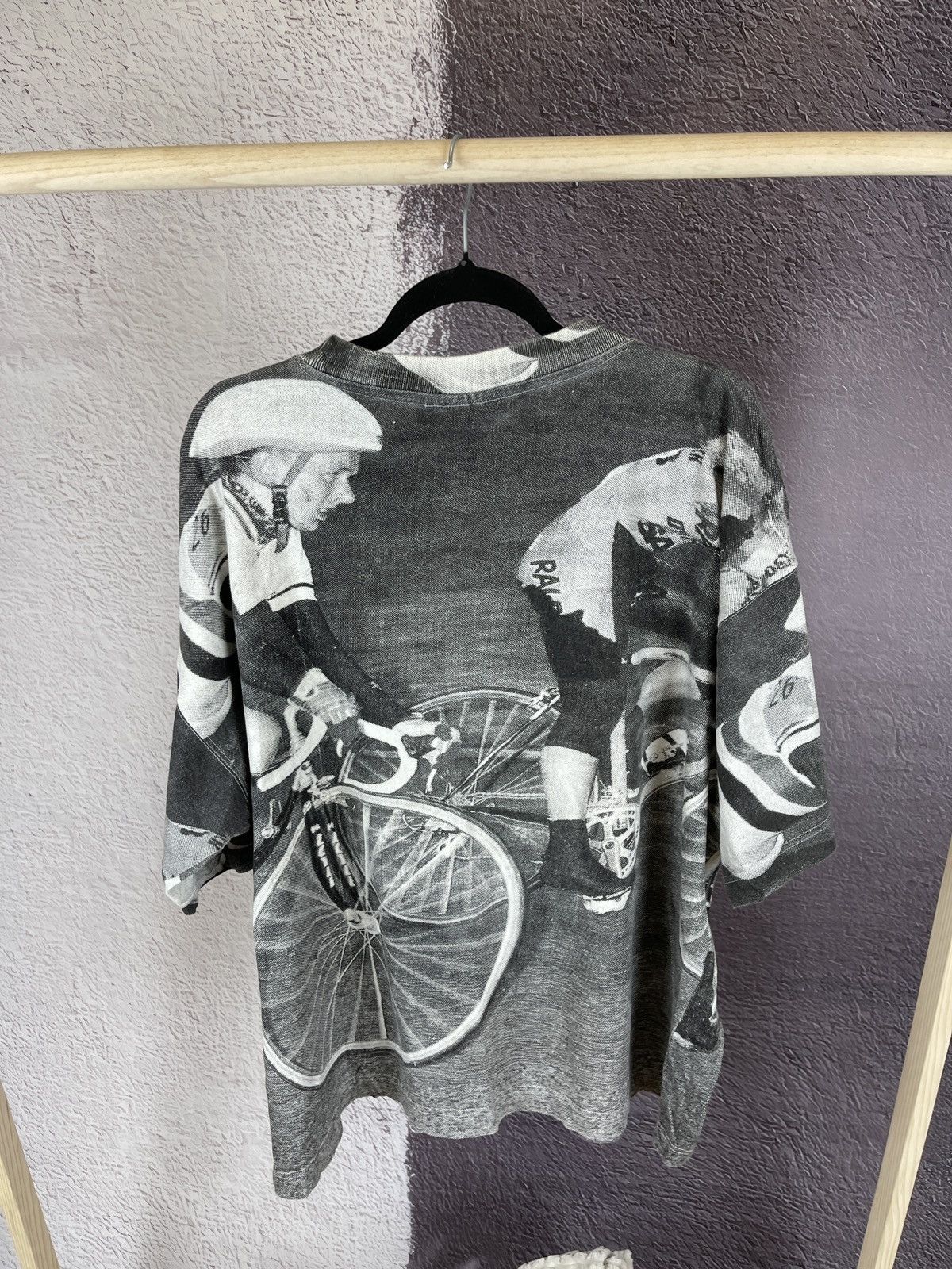 Vintage Vintage Allover print just try it cycle Consul oversized tee Size US L / EU 52-54 / 3 - 10 Thumbnail