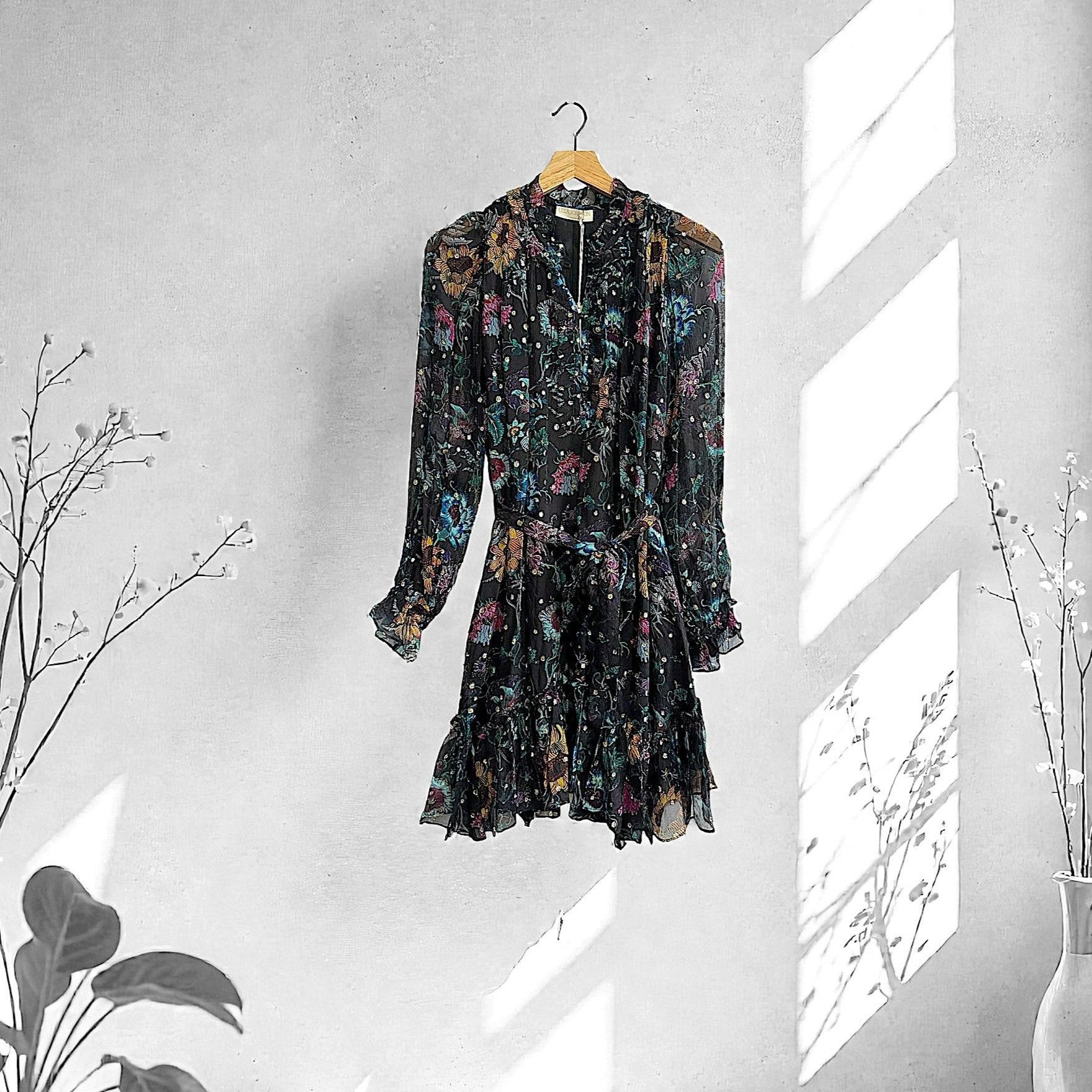 Ulla Johnson Ulla Johnson Anais Dress in Black Iris, Size 0, NWT Size XS / US 0-2 / IT 36-38 - 1 Thumbnail