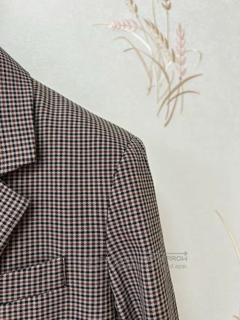 The Row The Row size 10 Classic Plaid Wool Blazer Size US L / EU 52-54 / 3 - 3 Thumbnail