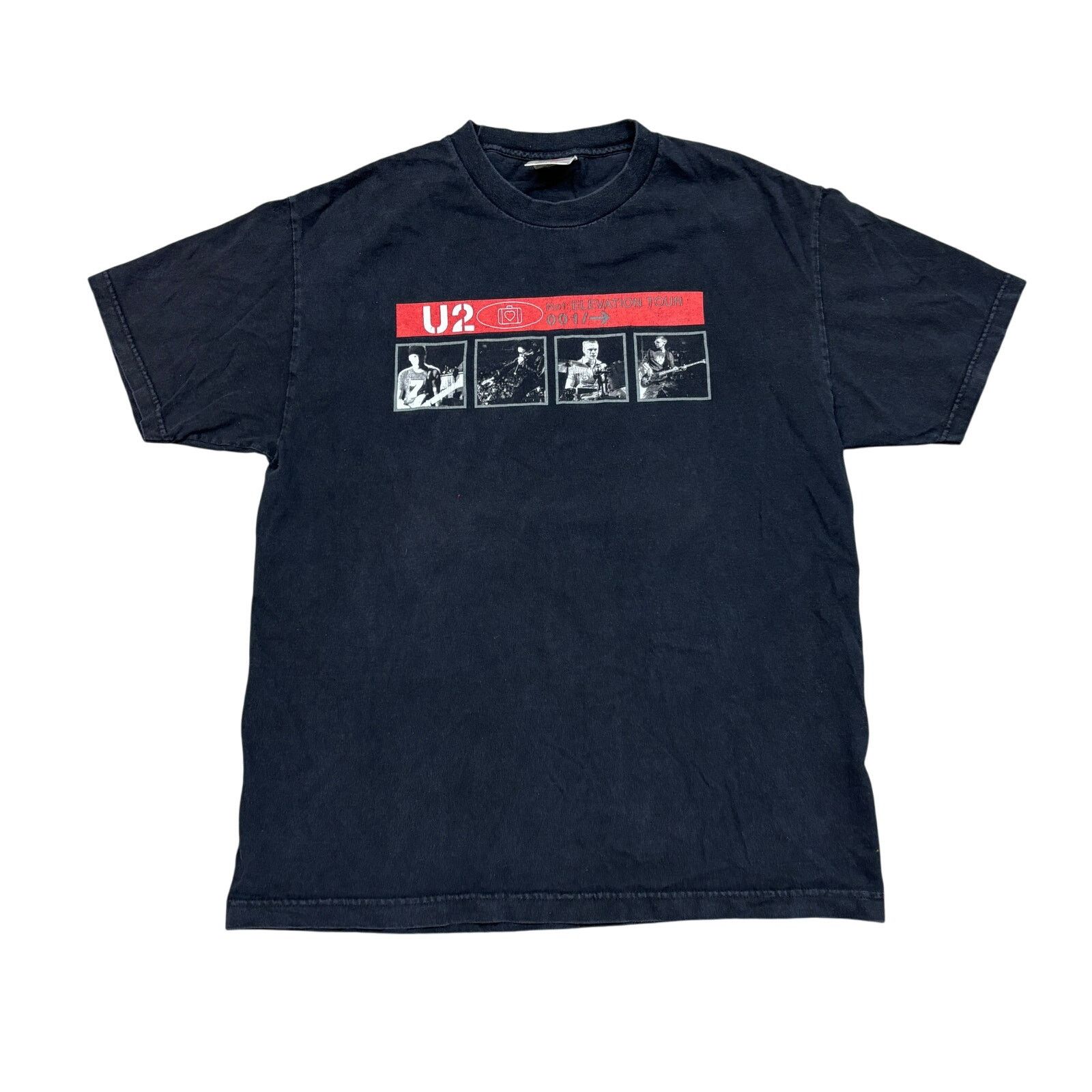 Band Tees × Vintage VTG 2001 U2 Elevation Tour Band Tee Shirt Men's Large Bono Size US L / EU 52-54 / 3 - 1 Thumbnail
