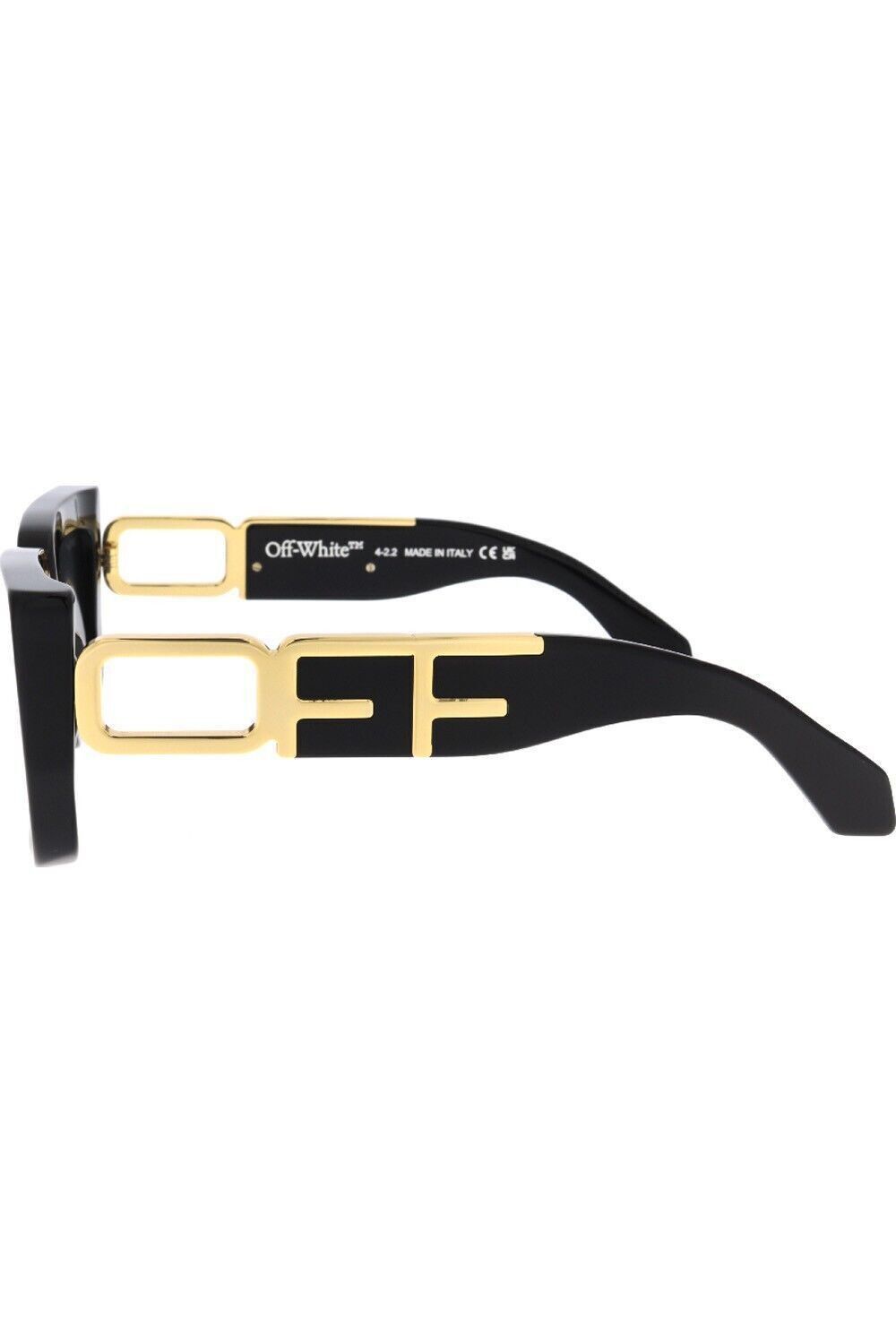 Off-White NEW OFF-WHITE OERI073S23-PLA0011007-55 Black Size ONE SIZE - 2 Thumbnail