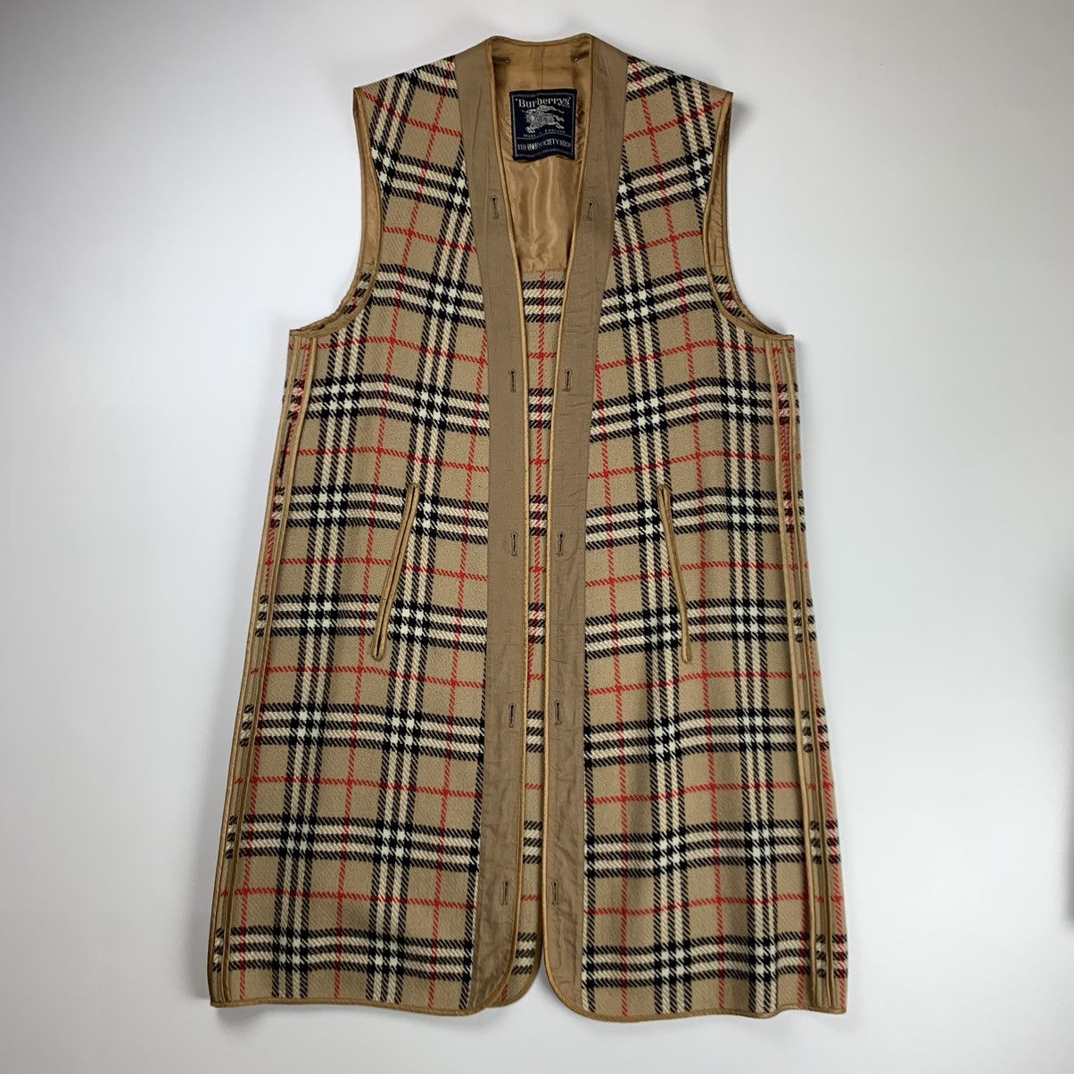 Burberry × Vintage Burberry vintage wool liner nova check Size US L / EU 52-54 / 3 - 1 Thumbnail