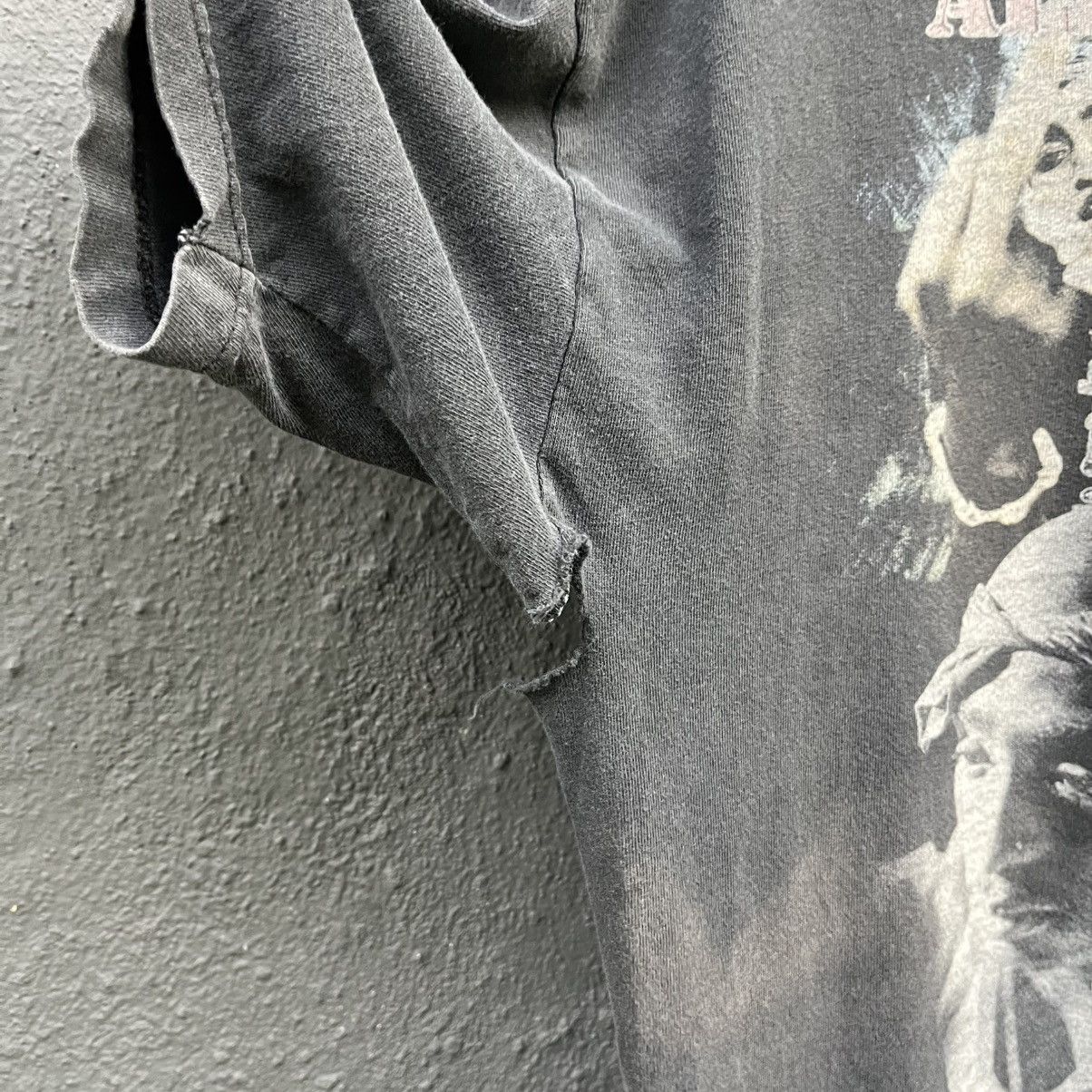 Rap Tees Thrashed Faded Tupac All Eyez On Me Rap Tee Size US XL / EU 56 / 4 - 3 Thumbnail