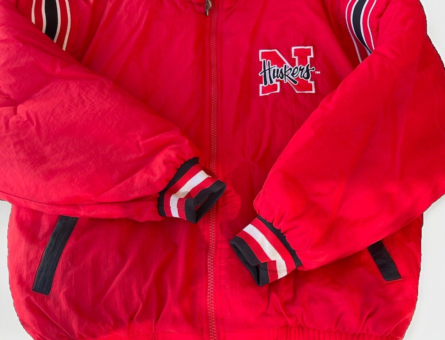 Pro Player Vintage Nebraska Cornhuskers Pro Player Men’s Sz 2XL Jacket Size US XXL / EU 58 / 5 - 2 Thumbnail