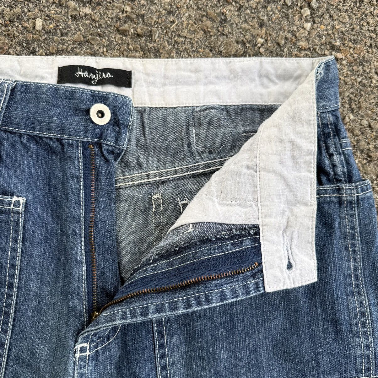 Japanese Brand W32 Vintage Hanjiva Bush Pants Faded Denim Jean Pants Size US 32 / EU 48 - 5 Thumbnail