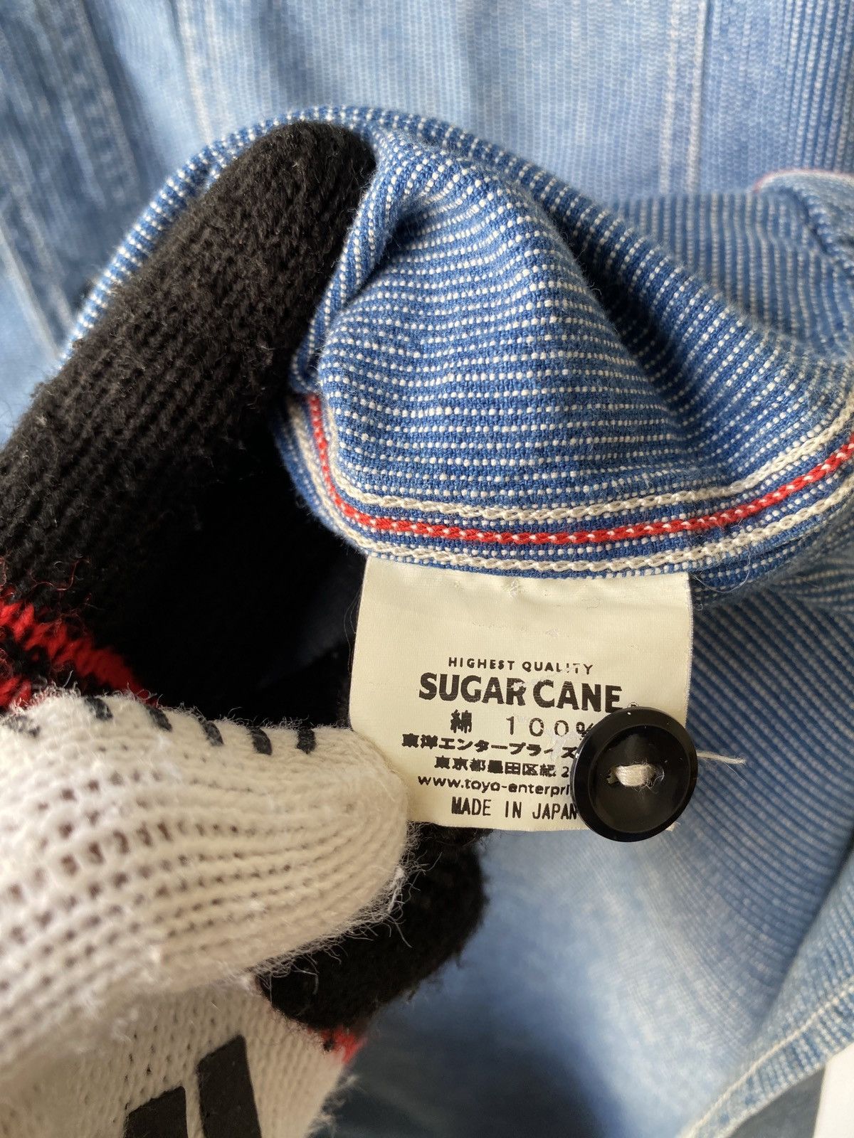 Japanese Brand Vintage Sugar Cane Pinstripe Button Up Shirt Size US M / EU 48-50 / 2 - 17 Thumbnail