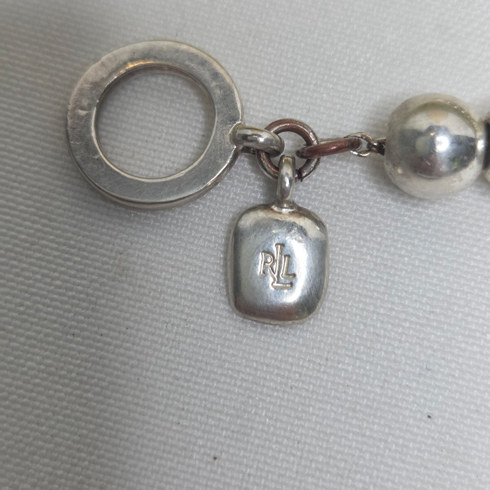 Lauren Ralph Lauren Vintage Ralph Lauren Silver-Tone Beaded Bracelet Jewelry Size ONE SIZE - 6 Thumbnail