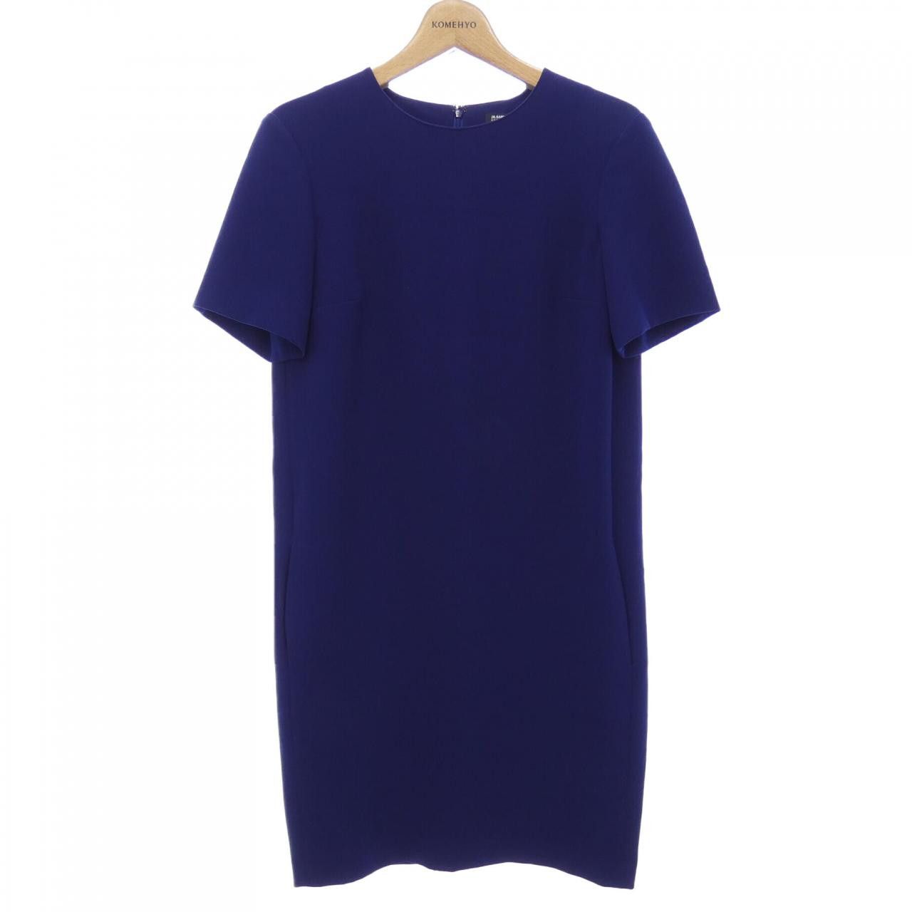 Jil Sander Jil Sander Jil Sander Navy Dress Textile Dresses DUTY FREE for USA Size ONE SIZE - 1 Thumbnail