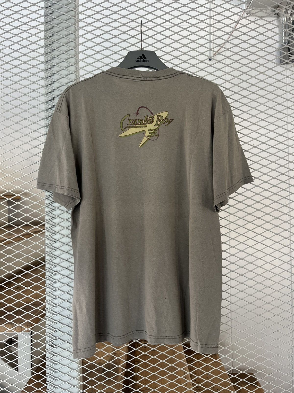 Vintage Vintage Cranke Boy Nuke Proof Protective Gear 1995’s Tshirt Size US XL / EU 56 / 4 - 3 Thumbnail