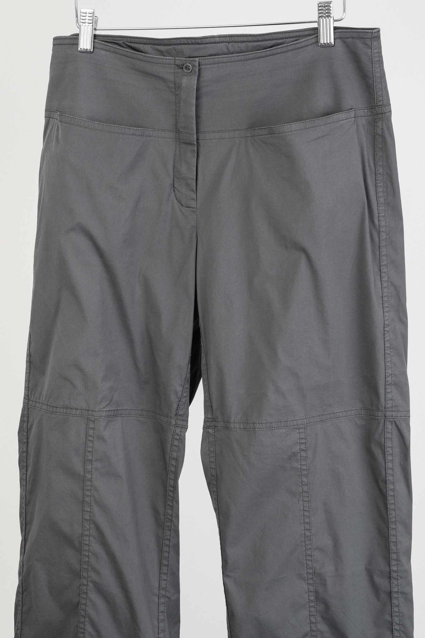Annette Gortz Annette Gortz SS/11 Mao Grey Cotton-Poplin Cropped Pants Size 31" - 2 Thumbnail