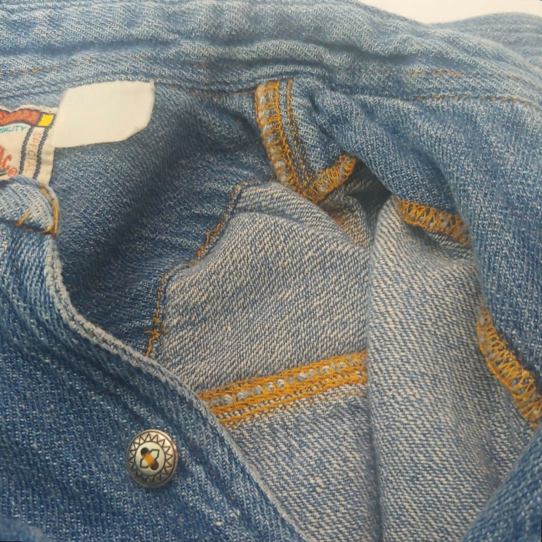 Denime VINTAGE Sierra Pacific Shirt Denim Button-Up 1990s Blue XL Women Casual Size XL / US 12-14 / IT 48-50 - 4 Thumbnail