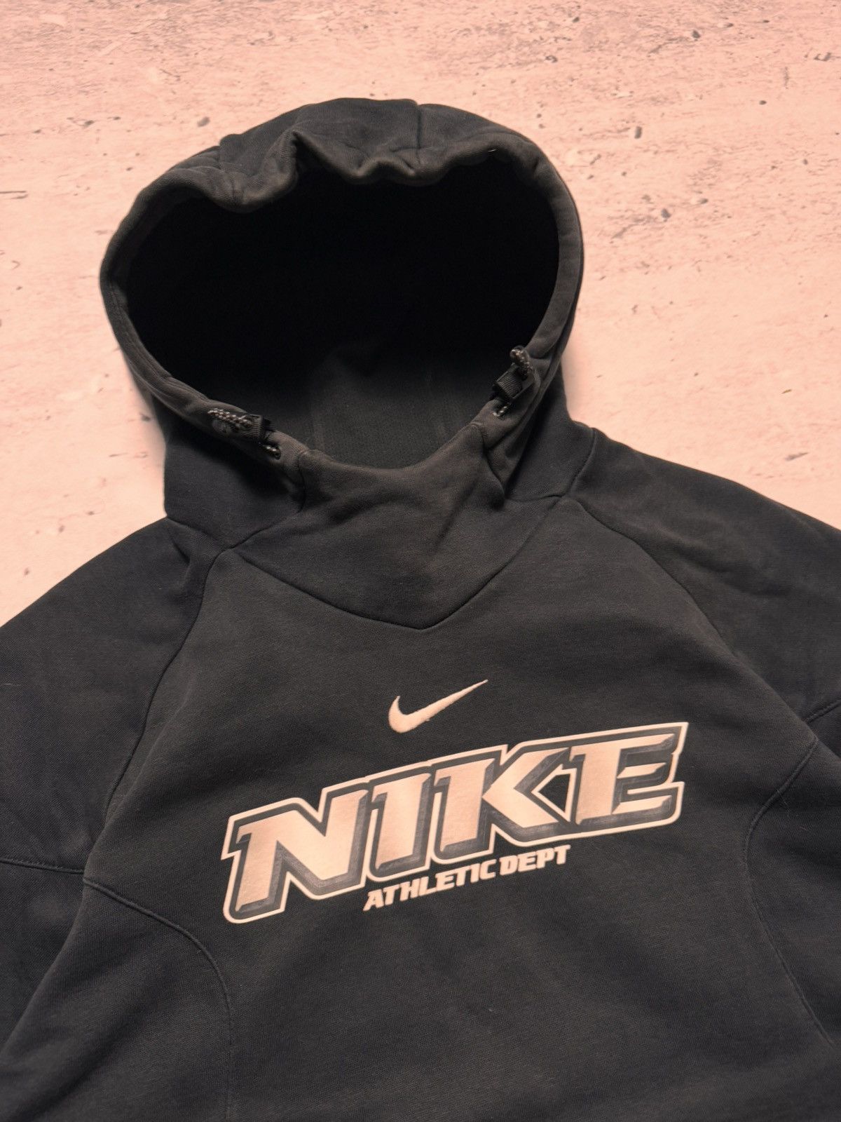 Nike × Vintage NIKE VINTAGE CENTER LOGO OVERSIZE BOXY HOODIE Size US M / EU 48-50 / 2 - 4 Thumbnail