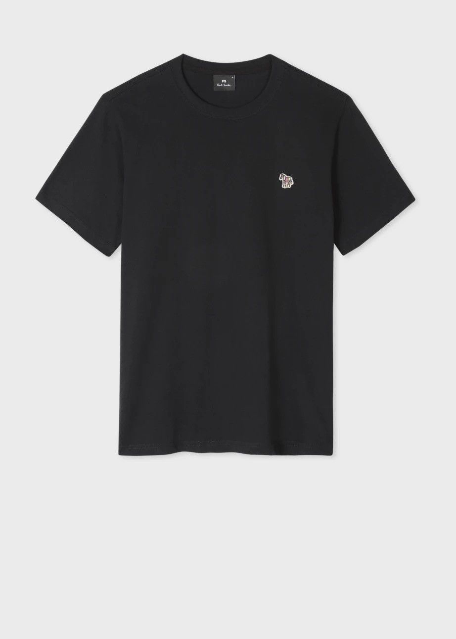 Paul Smith PS Paul Smith $100 L Black Cotton Zebra Logo T-shirt Casual Size US L / EU 52-54 / 3 - 1 Thumbnail