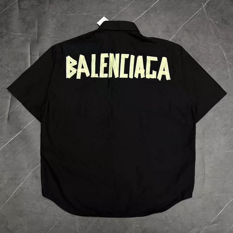 Balenciaga Balenciaga size 39 Tape Short Sleeve Shirt Size US S / EU 44-46 / 1 - 2 Thumbnail