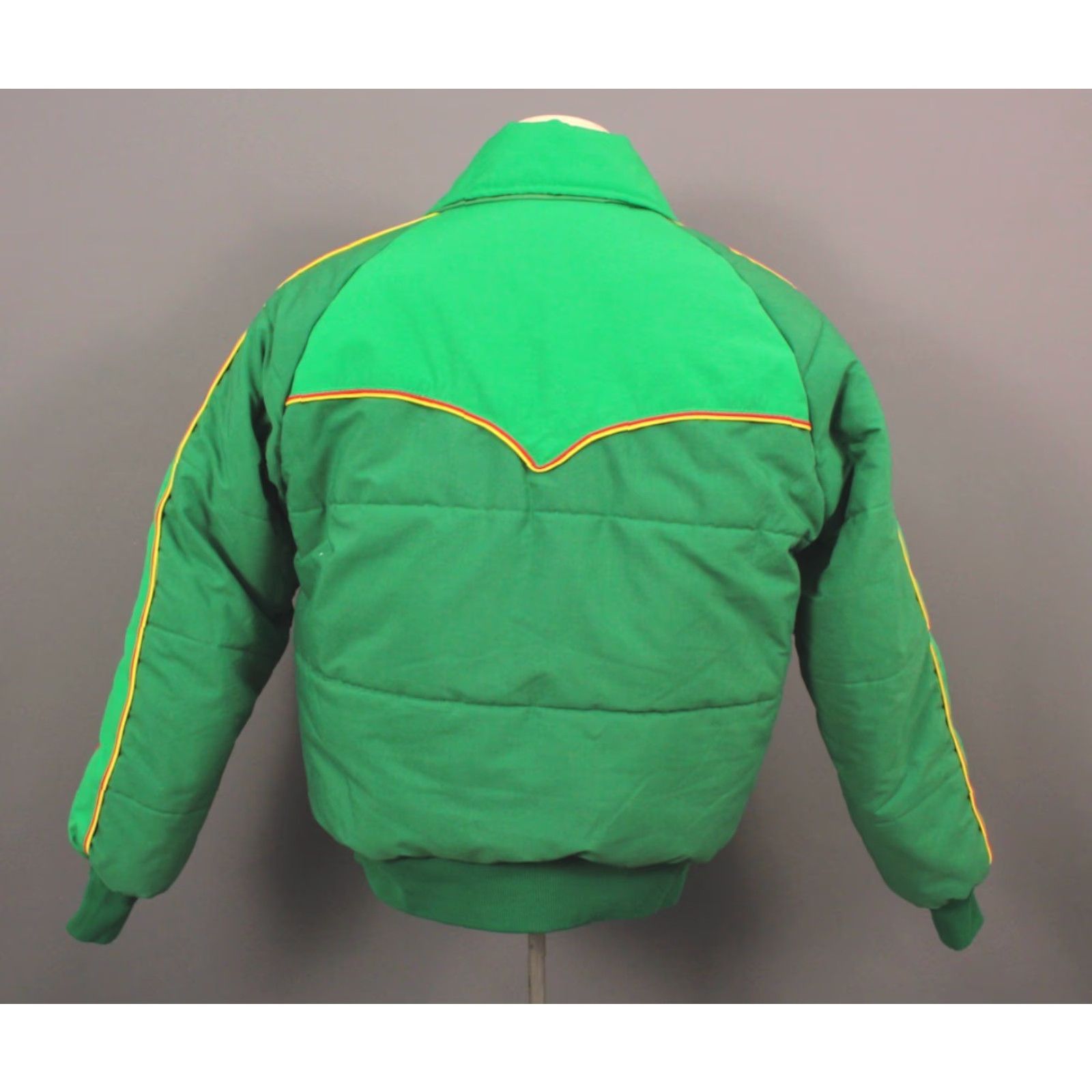 Vintage Upstream Jacket Shirt 1970s Green Puffer VTG 46 Chest M Size Mens Womens 70s Decade Casual Coat Size US M / EU 48-50 / 2 - 2 Thumbnail