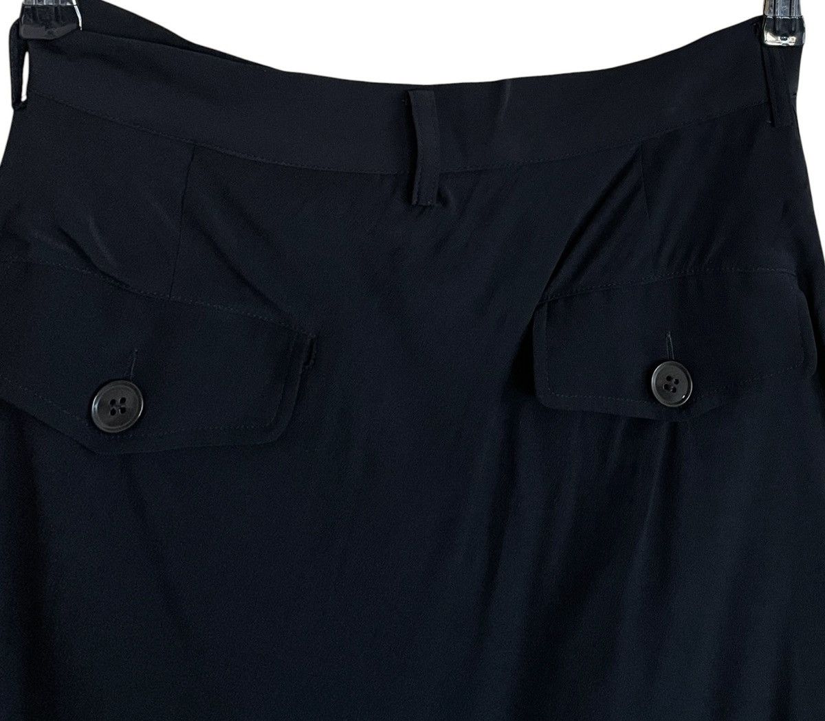 Yohji Yamamoto Vintage Japanese Brand Yohji Yamamoto 100% Silk Skirt 2000s Size 26" / US 2 / IT 38 - 4 Thumbnail