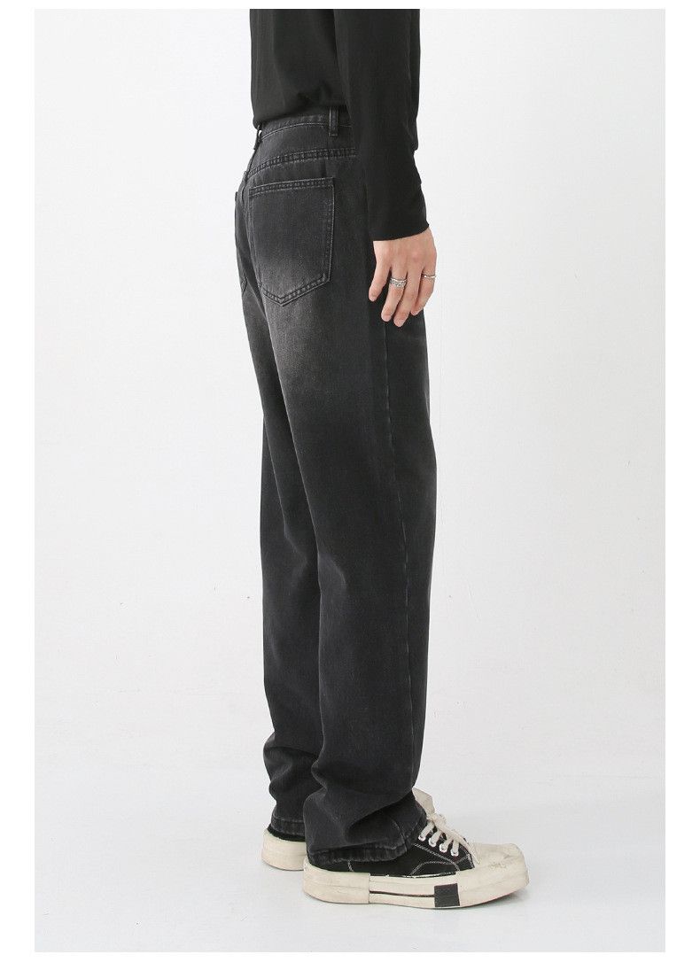 Japanese Brand Japanese washed retro straight loose casual jeans Size US 32 / EU 48 - 3 Thumbnail